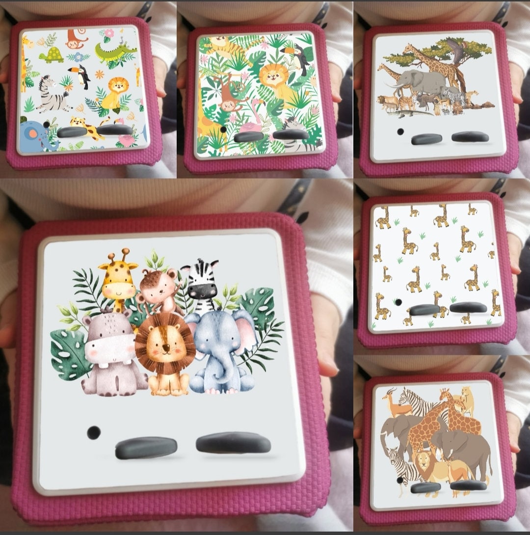 Personalised Tonie box protective Topper / safari animals