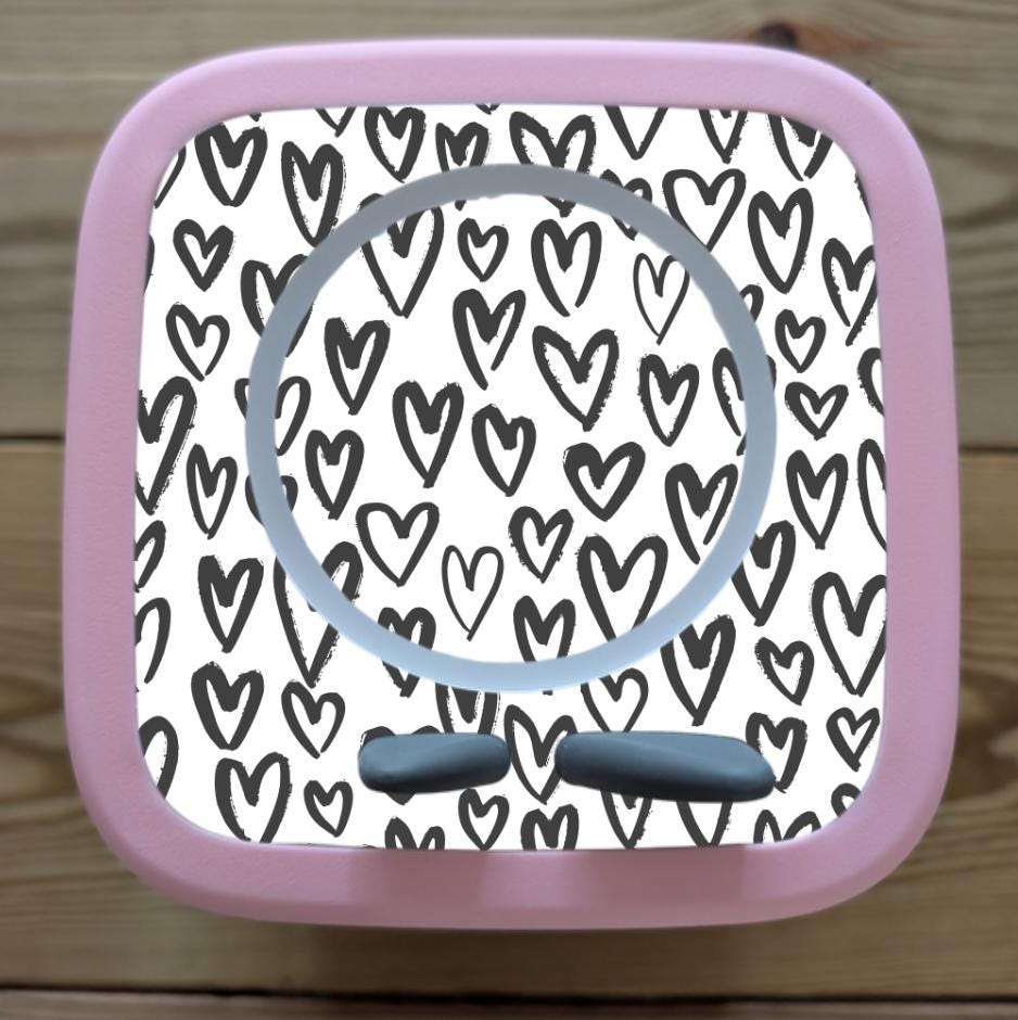 Personalised Tonie box 2 protective Topper / Black and White