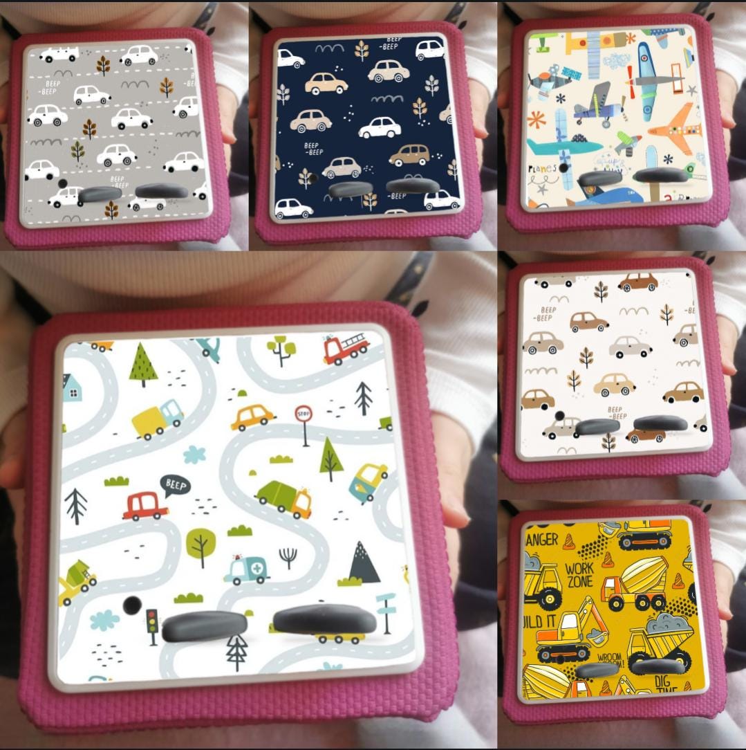 Personalised Tonie box protective Topper / Cars, planes, diggers