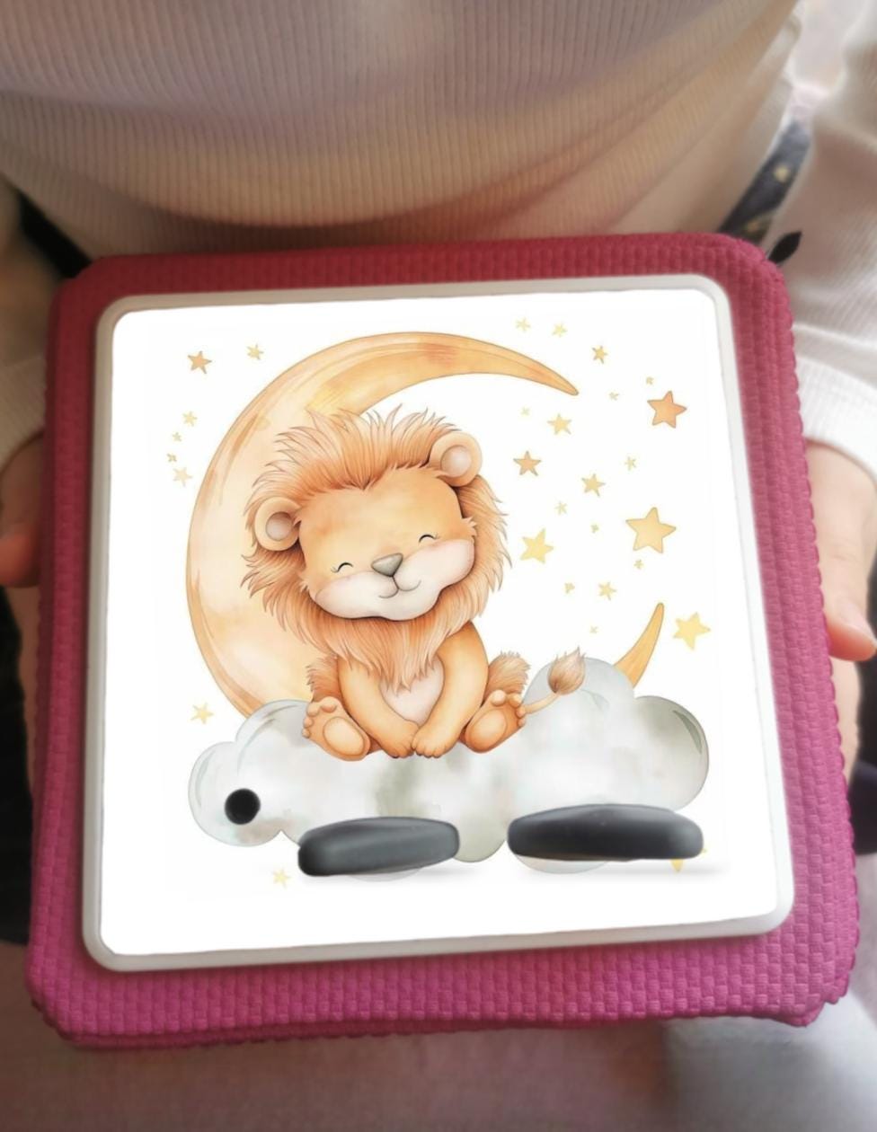 Personalised Tonie box protective Topper/ sleepy animal nursery / sleepy Bear