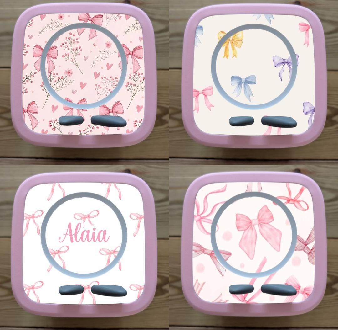Personalised Tonie box 2 protective Topper/ Bows