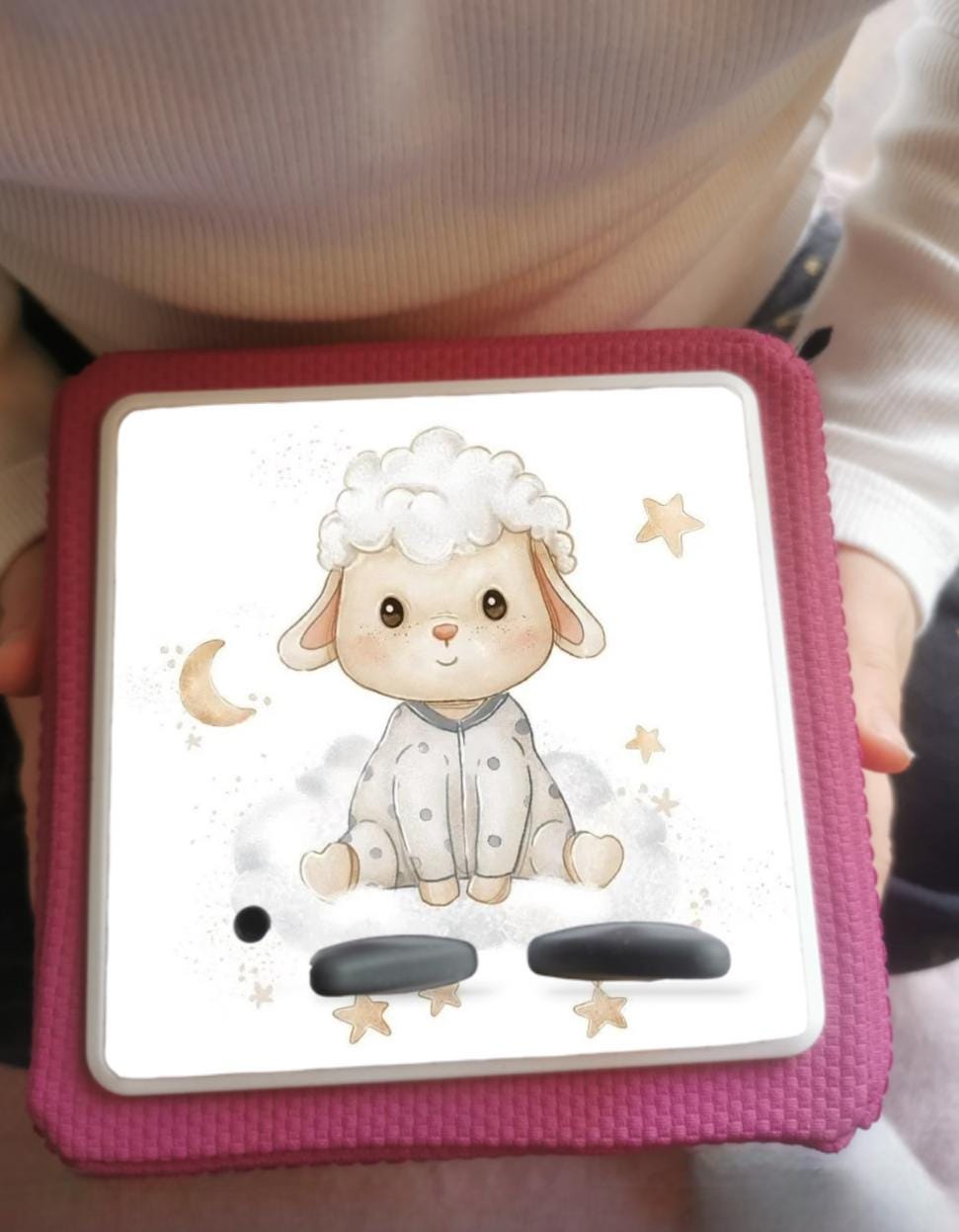 Personalised Tonie box protective Topper/ sleepy animal nursery / sleepy Bear