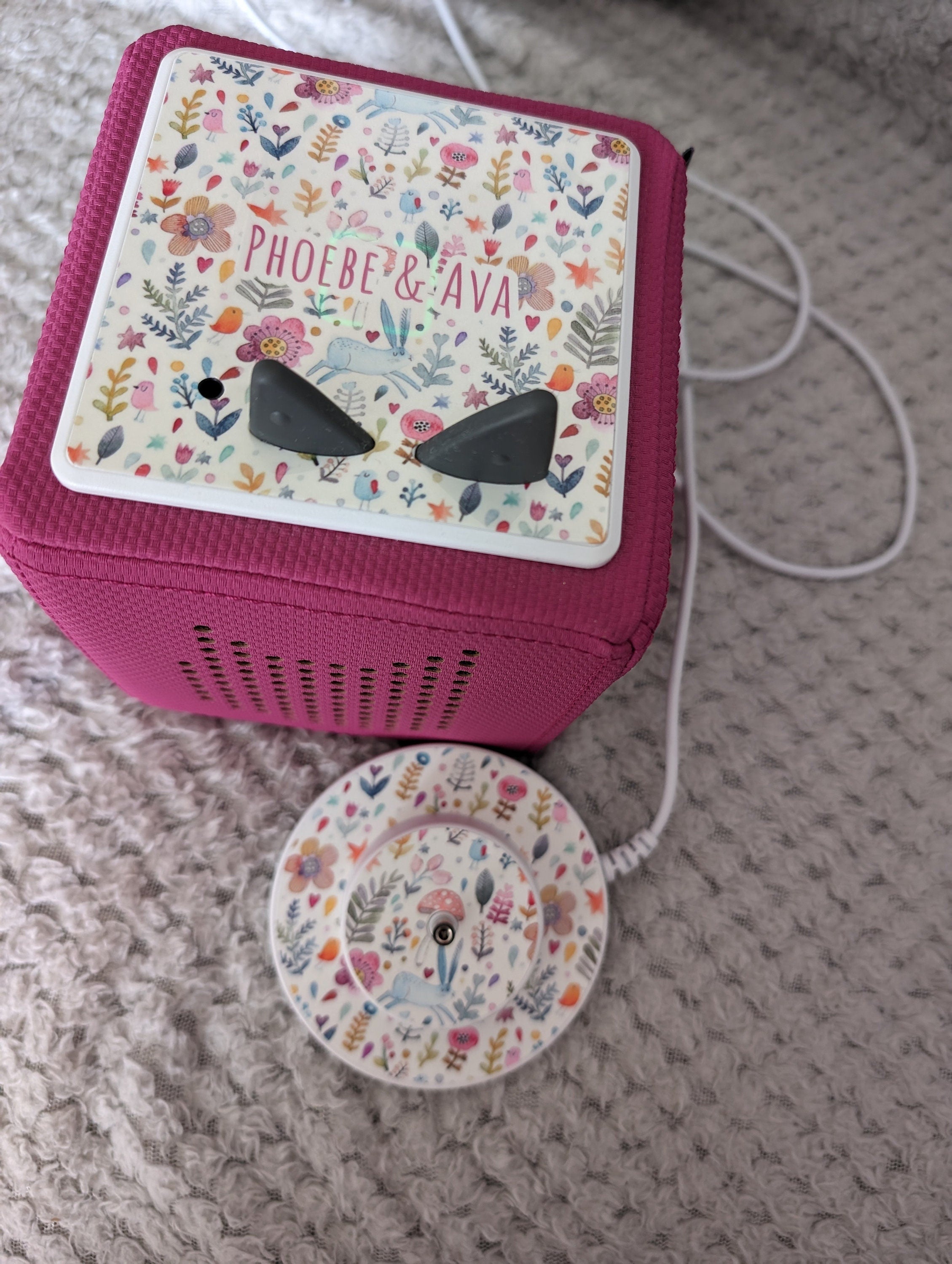 Personalised Tonie box protective Topper/ Ditsy Flowers