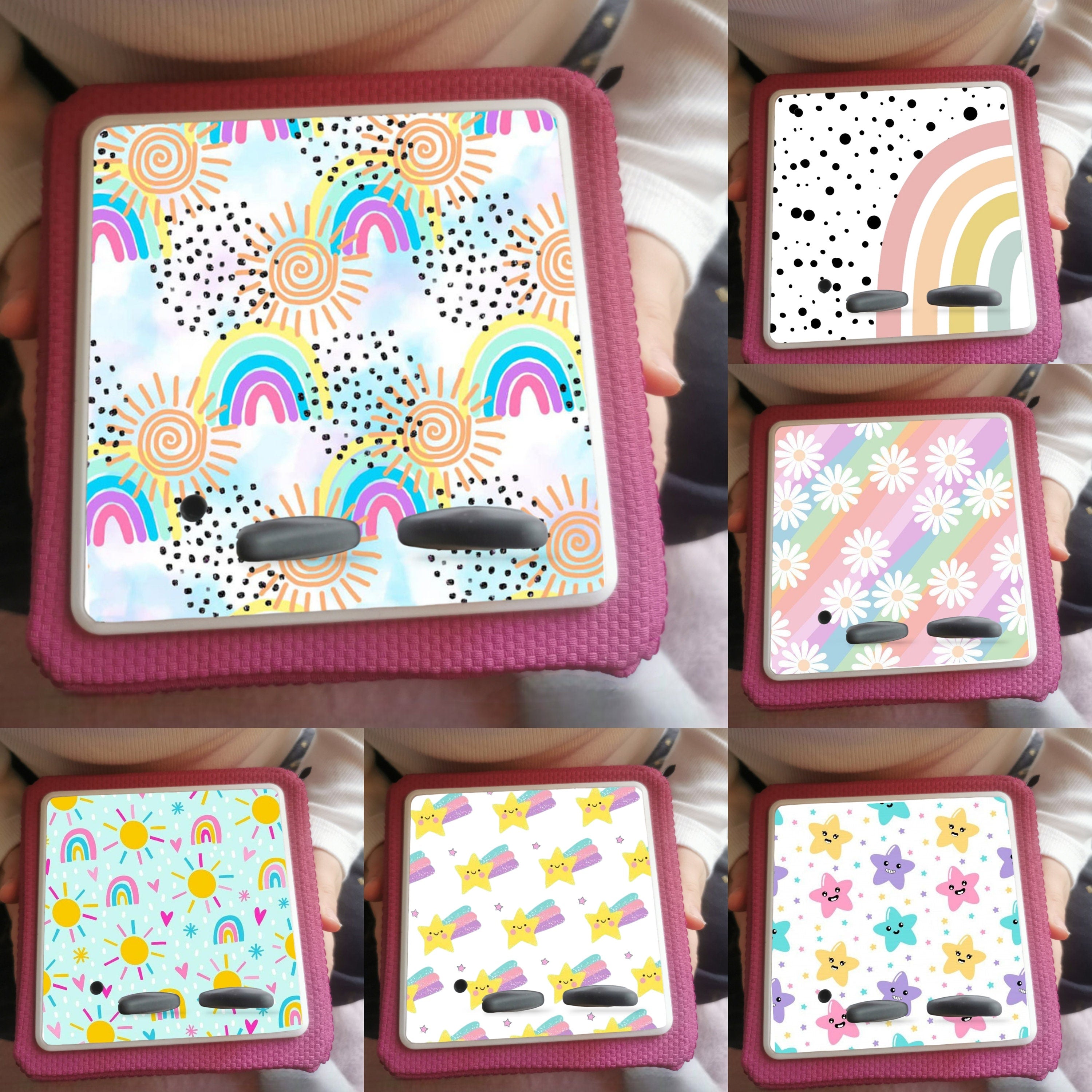 Personalised Tonie box protective Topper / Rainbow/ Dalmation nursery