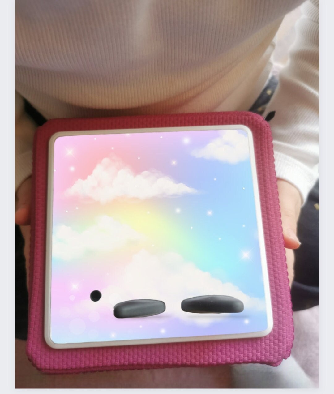 Personalised Tonie box protective Topper/ Rainbow theme