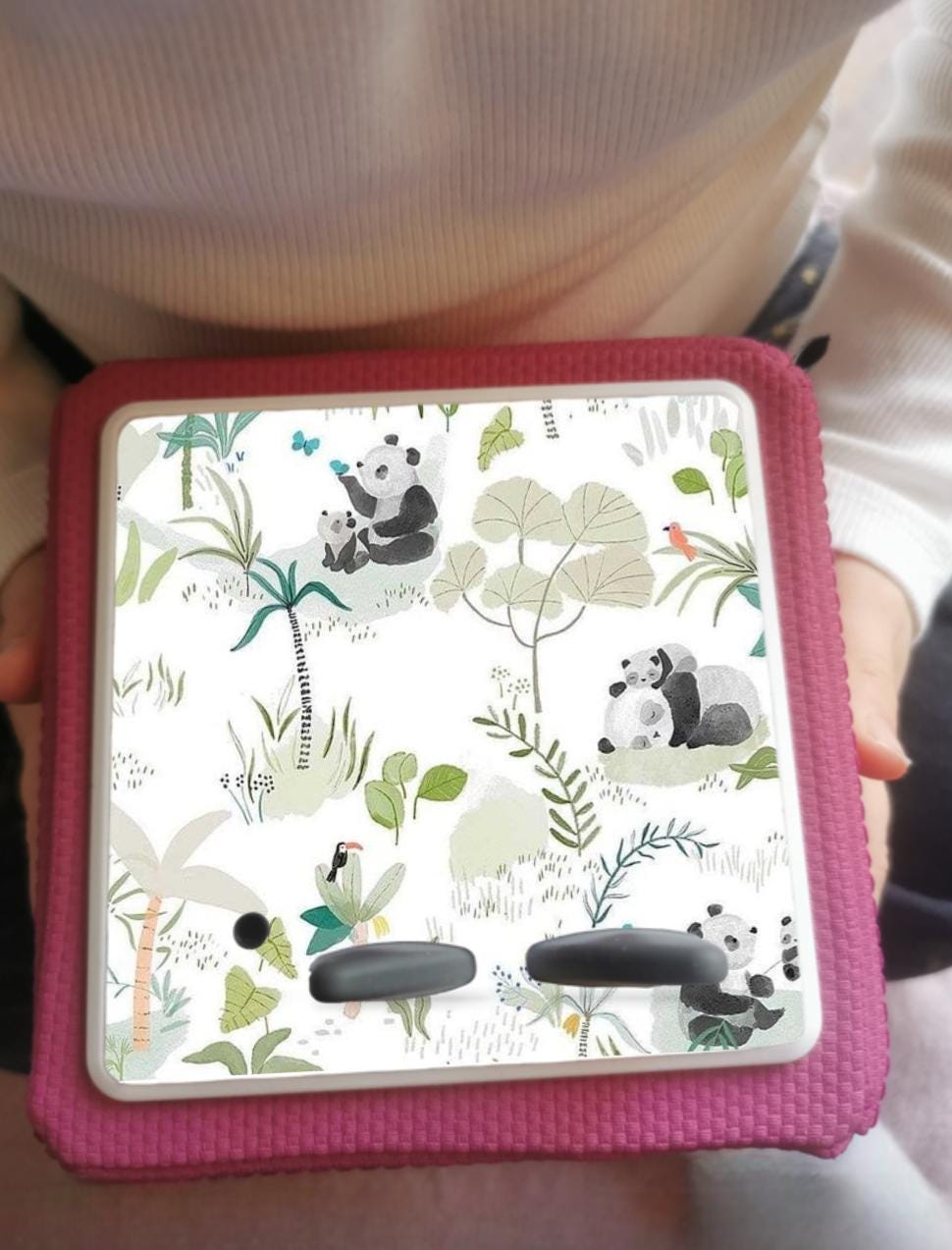 Personalised Tonie box protective Topper/ Pandas