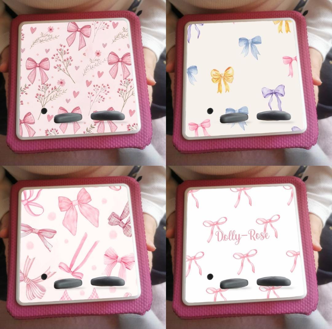 Personalised Tonie box protective Topper/ bows