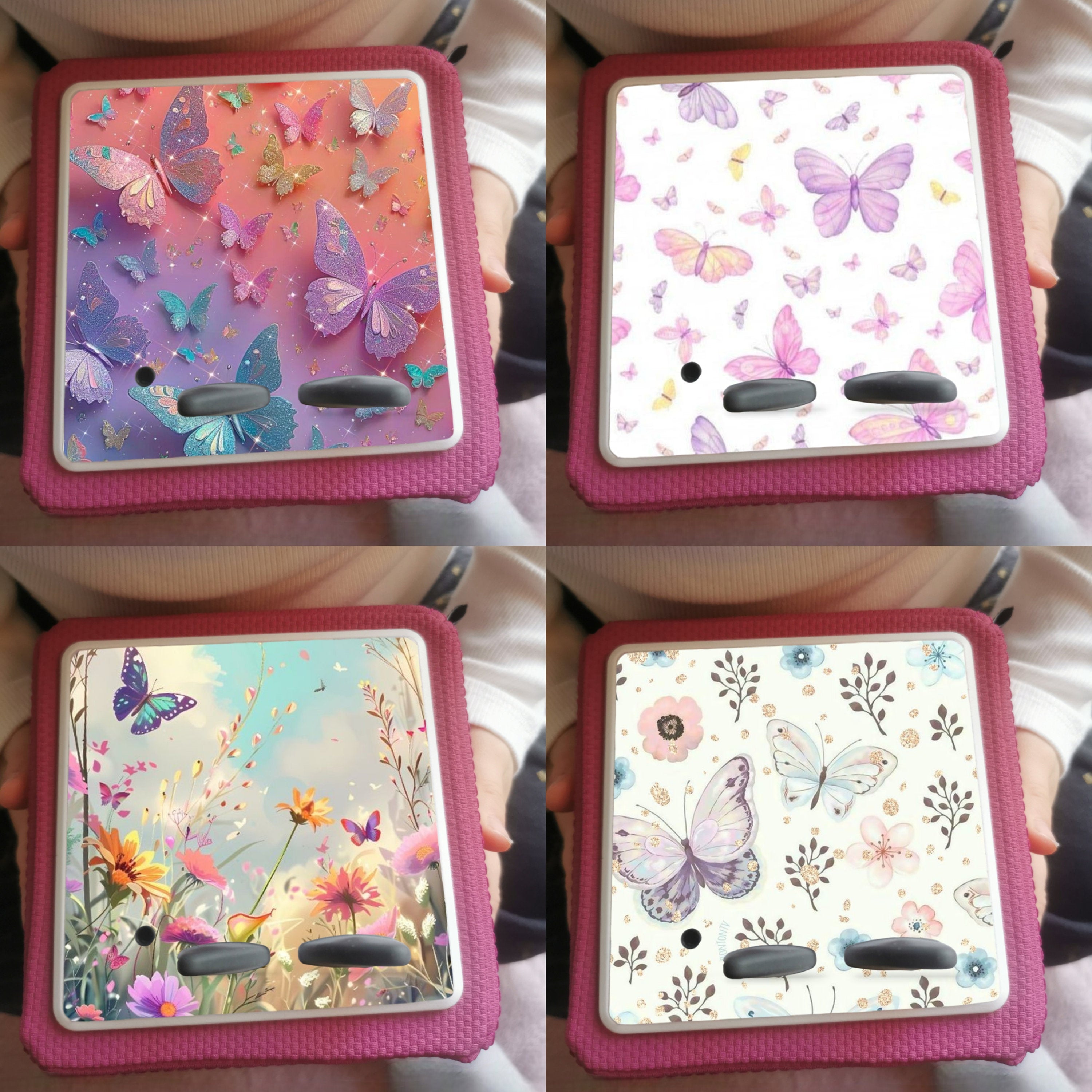 Personalised Tonie box protective Topper / Butterfly/ summer/ flower girl design