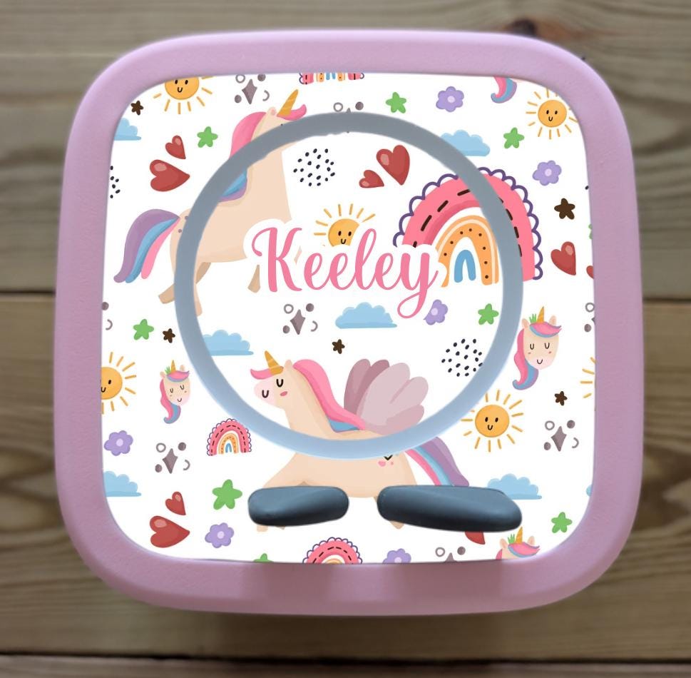 Personalised Tonie box 2 protective Topper/ girly