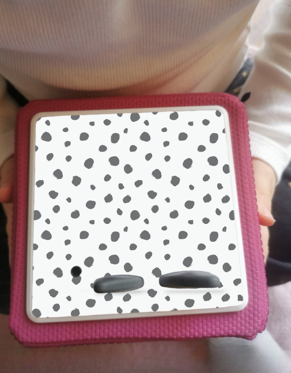 Personalised Tonie box protective Decal / Topper / Removable Glossy Vinyl  Sticker/ black & white theme