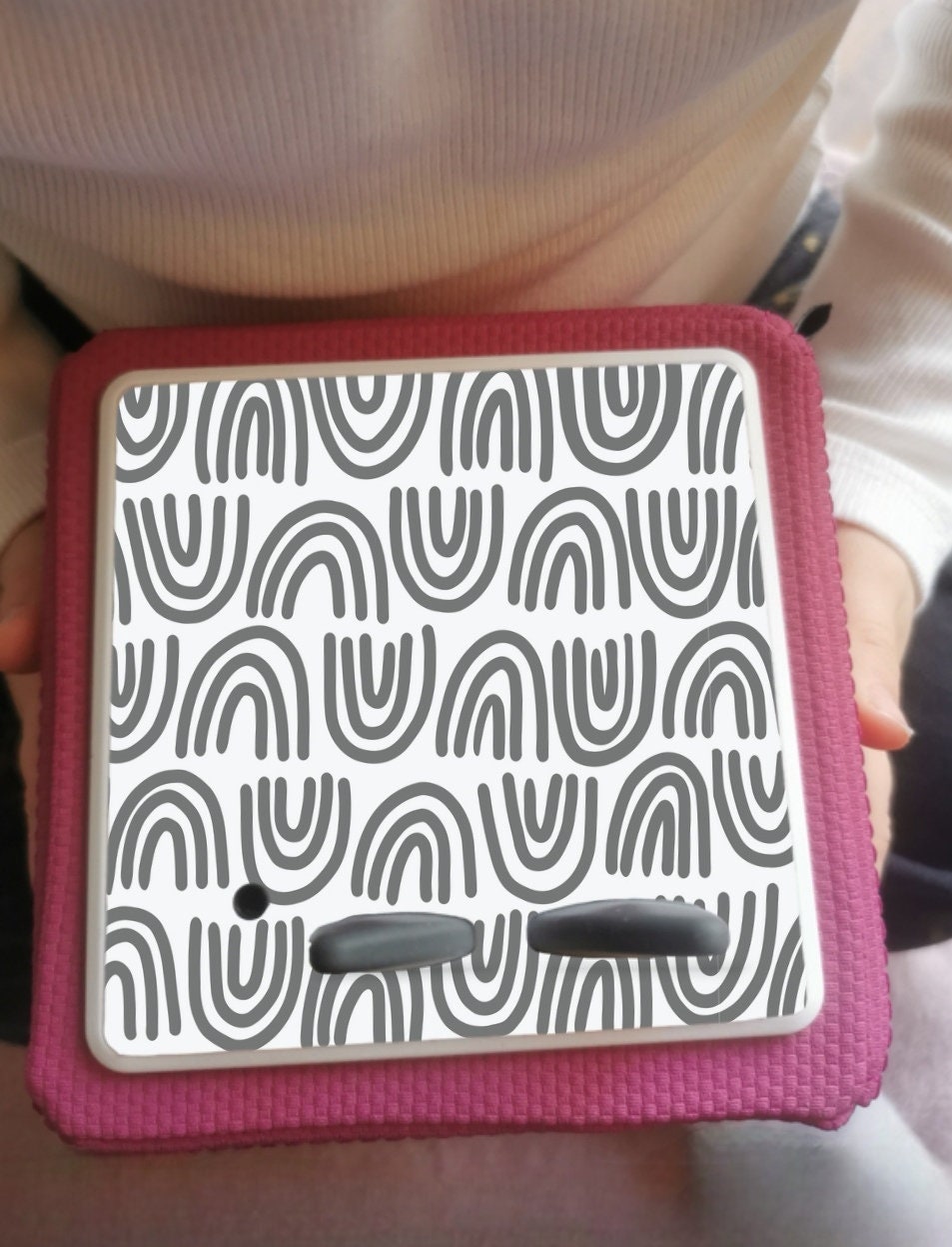 Personalised Tonie box Protective Topper / black & white theme