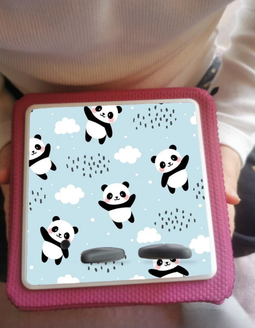 Personalised Tonie box protective Topper/ Pandas