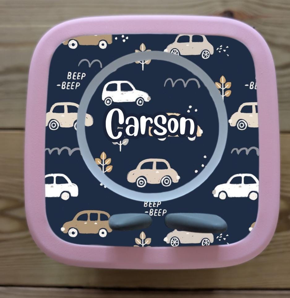 Personalised Tonie box 2 protective Decal / Topper / Removable Glossy Vinyl  Sticker/ cars, aeroplanes and diggers