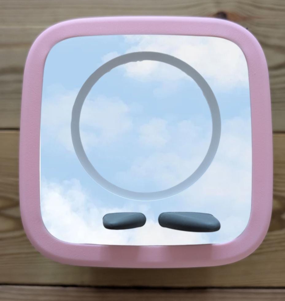 Personalised Tonie box 2 protective Topper / clouds