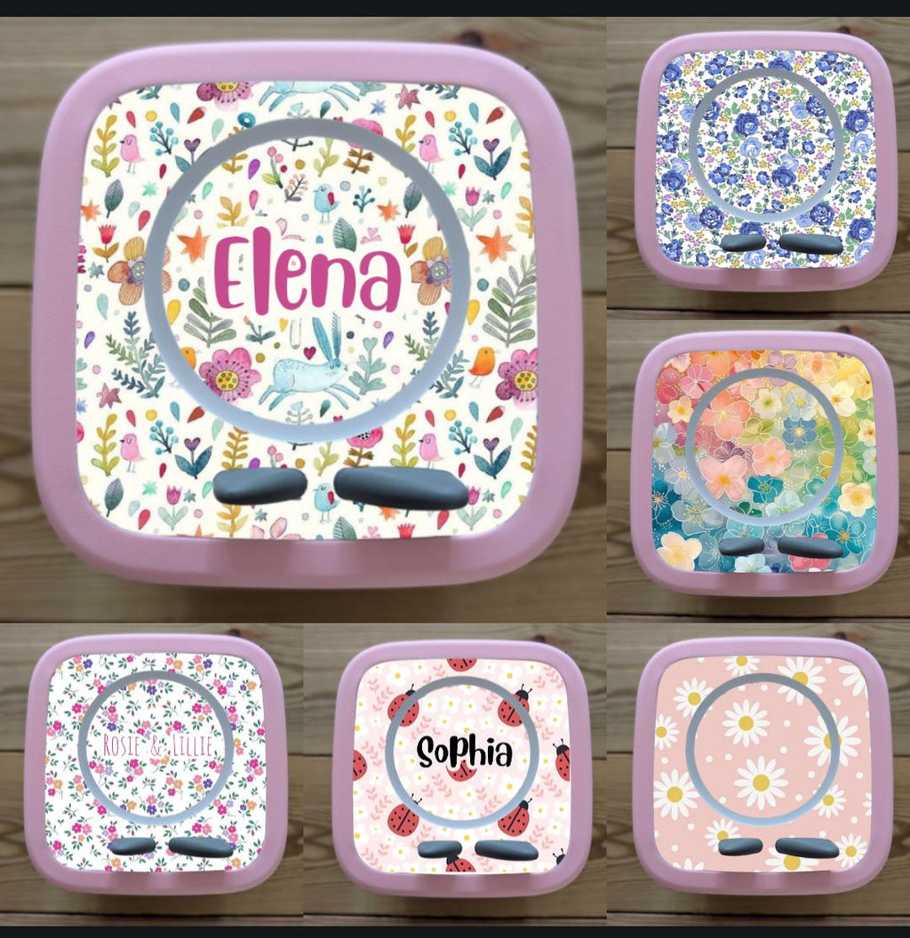 Personalised Tonie box 2 protective Topper Ditsy Flower