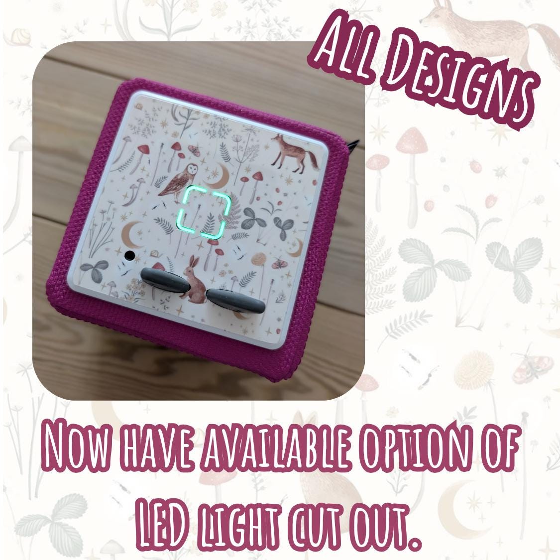 Personalised Tonie box protective Topper / Rainbow/ Dalmation nursery