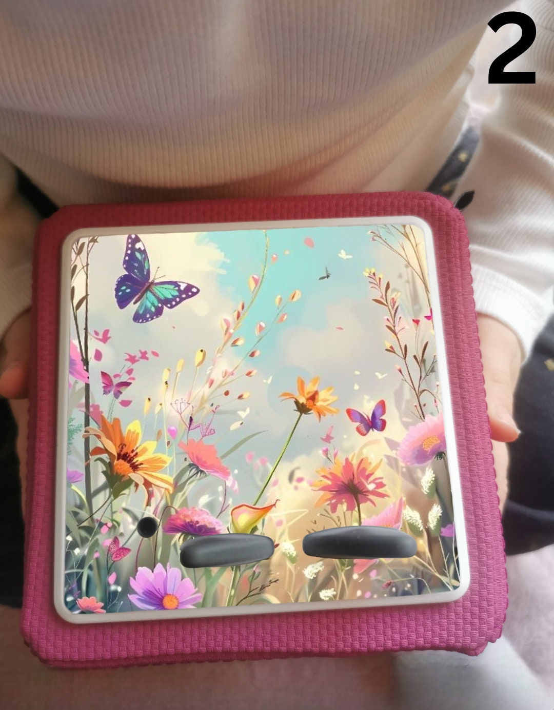 Personalised Tonie box protective Topper / Butterfly/ summer/ flower girl design