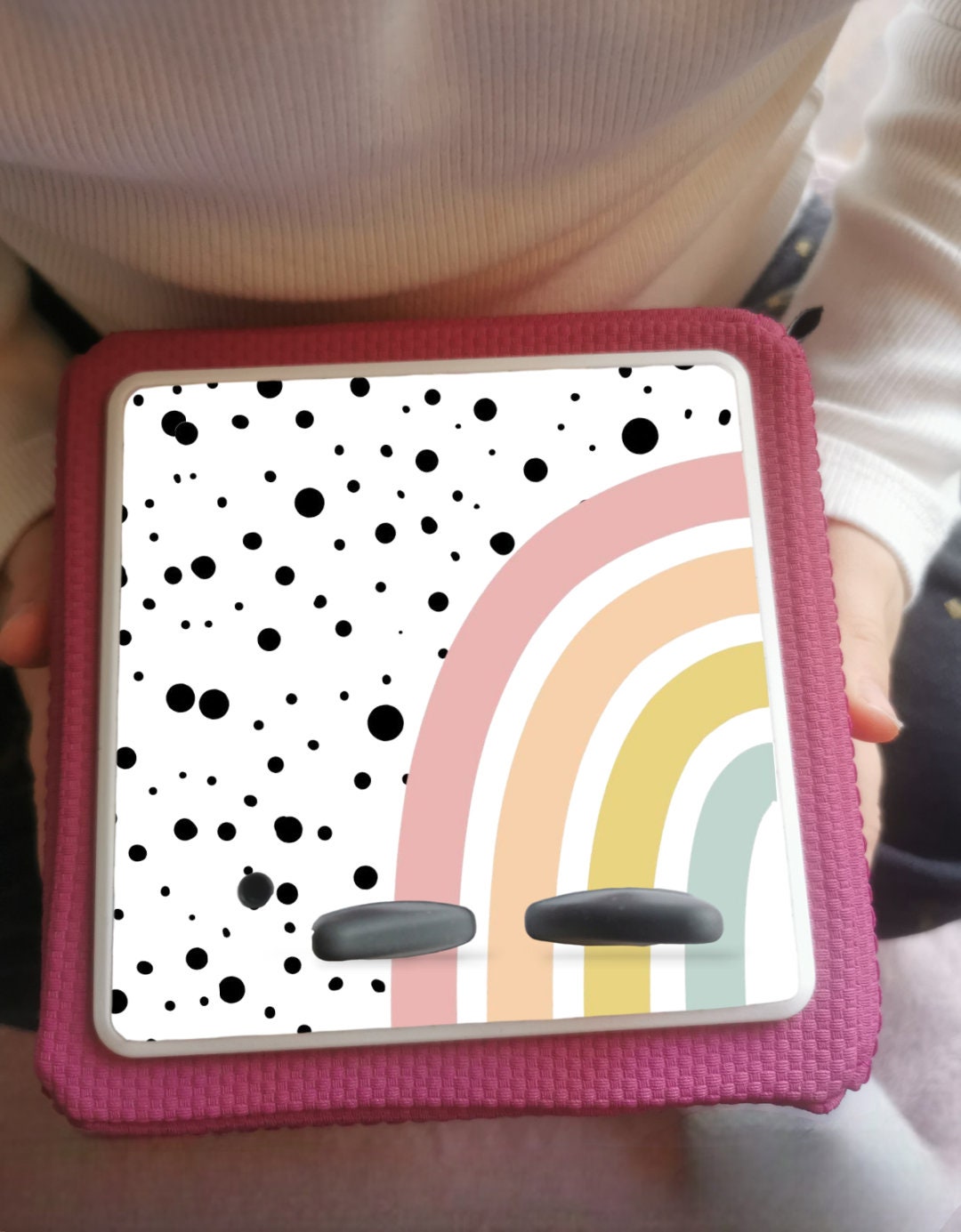 Personalised Tonie box protective Topper / Rainbow/ Dalmation nursery