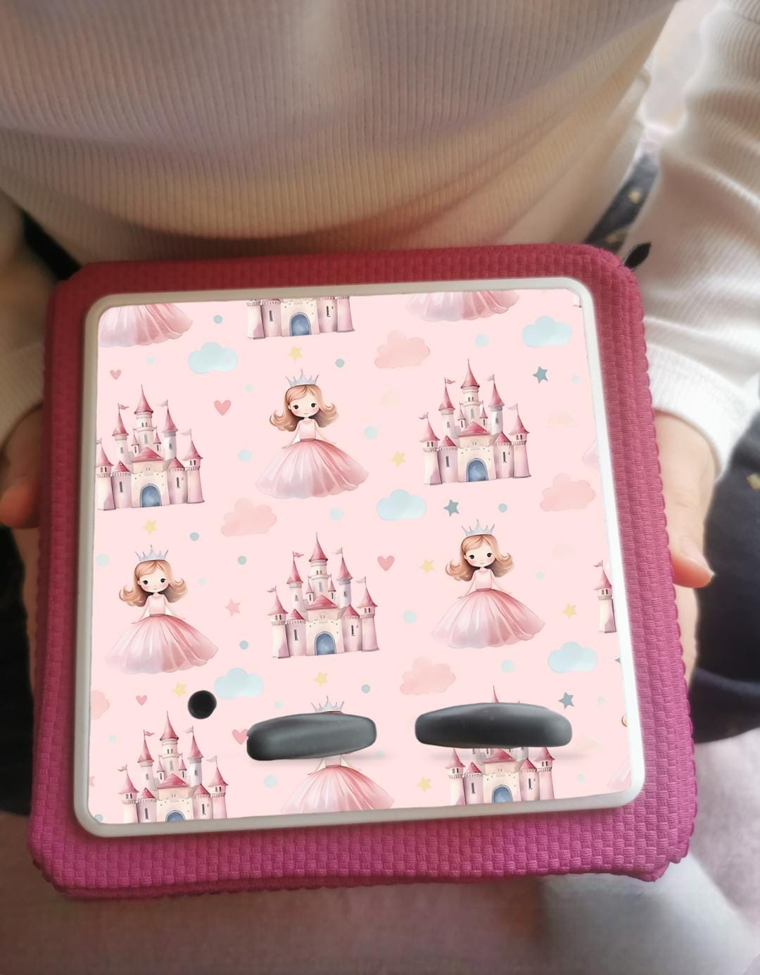 Personalised Tonie box protective Decal / Topper / Removable Glossy Vinyl Sticker/ princess/ princess and Castles