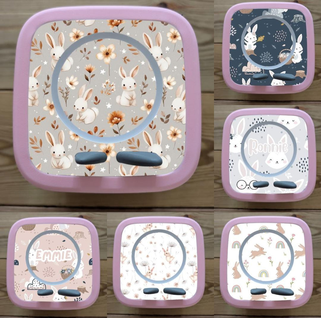 Personalised Tonie box 2 protective Topper / Rabbits