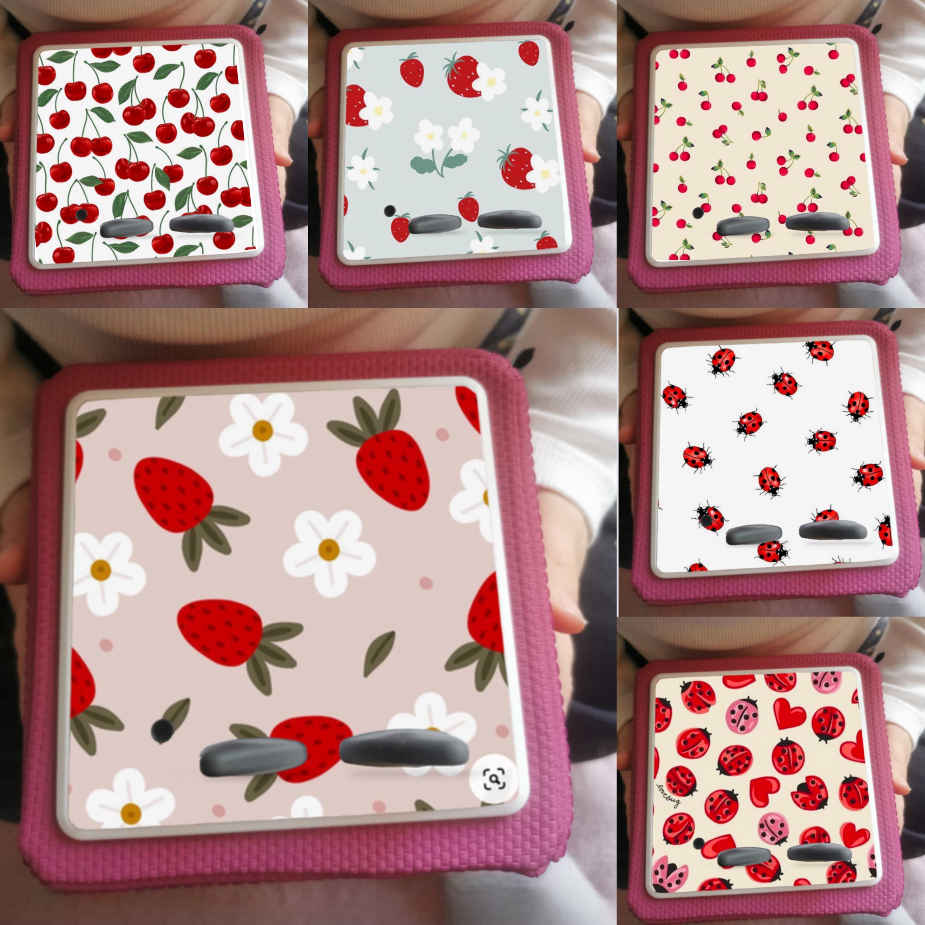 Personalised Tonie box protective Topper / Ladybirds / strawberry's