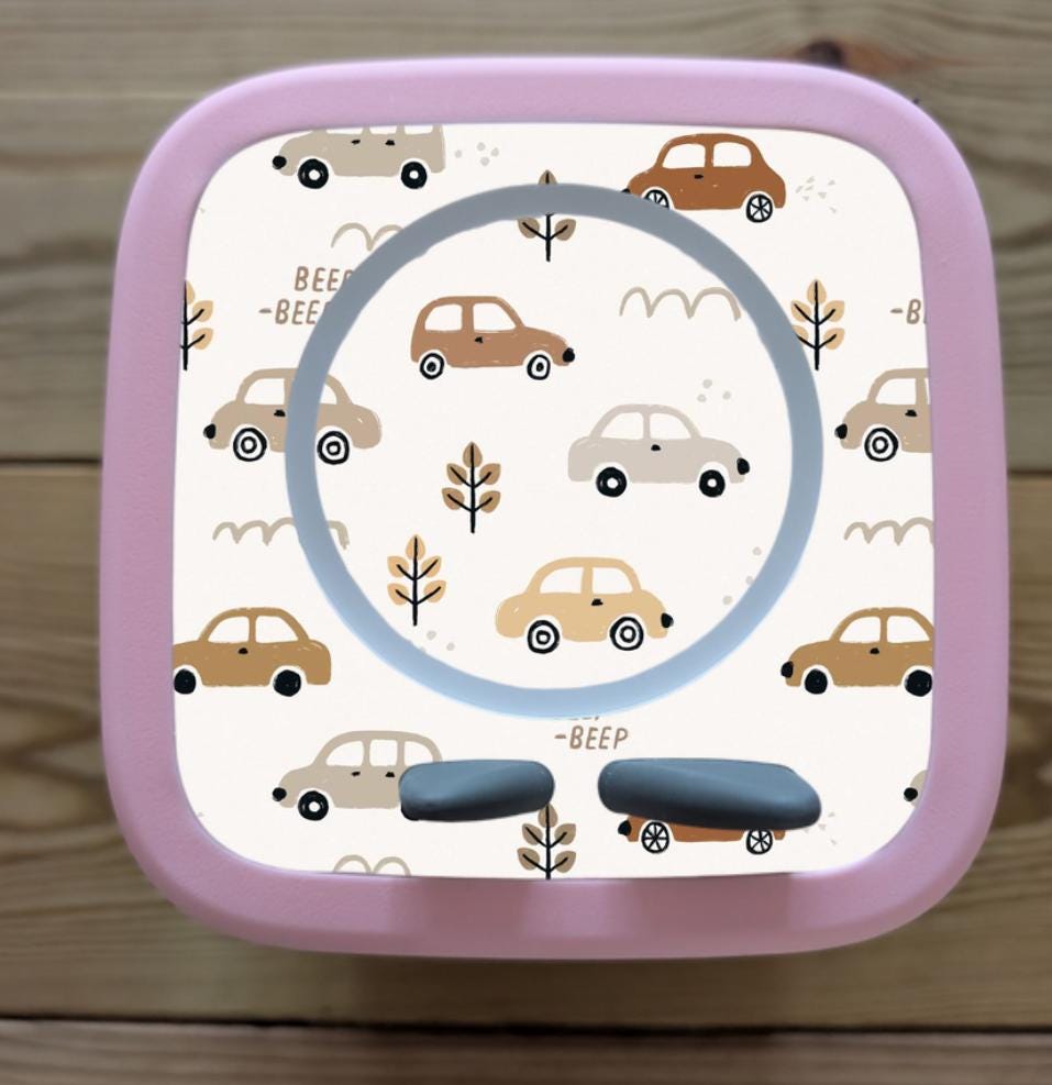 Personalised Tonie box 2 protective Decal / Topper / Removable Glossy Vinyl  Sticker/ cars, aeroplanes and diggers