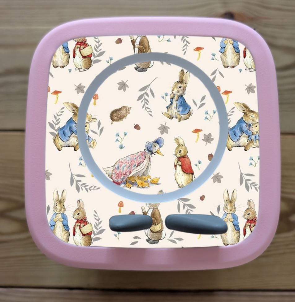 Personalised Tonie box 2 protective Topper / Flopsy rabbit themed
