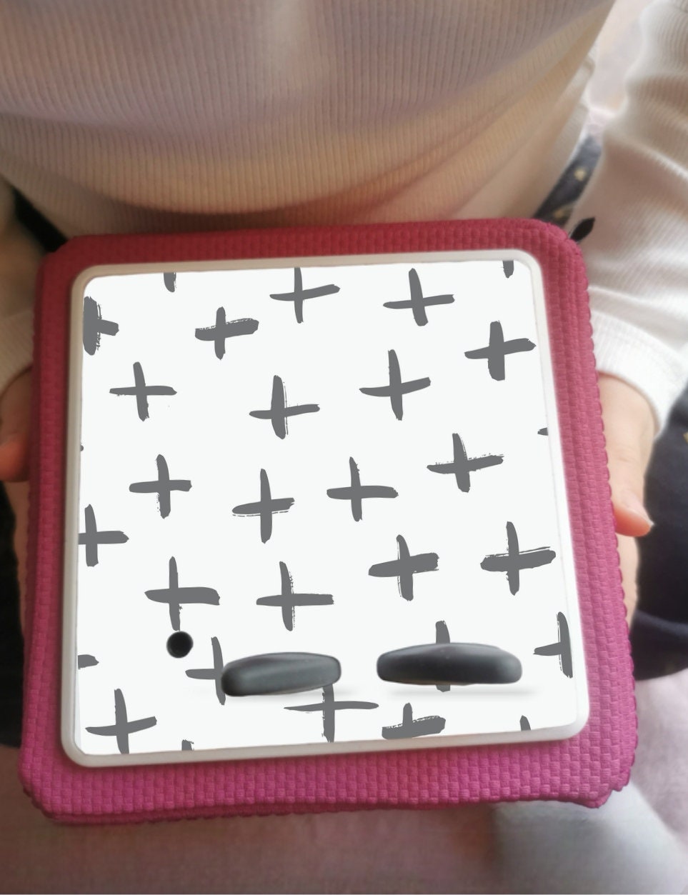 Personalised Tonie box Protective Topper / black & white theme