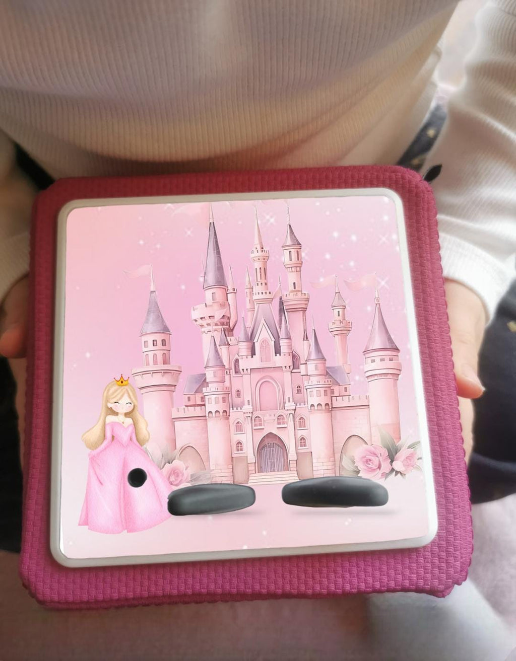 Personalised Tonie box protective Decal / Topper / Removable Glossy Vinyl Sticker/ princess/ princess and Castles