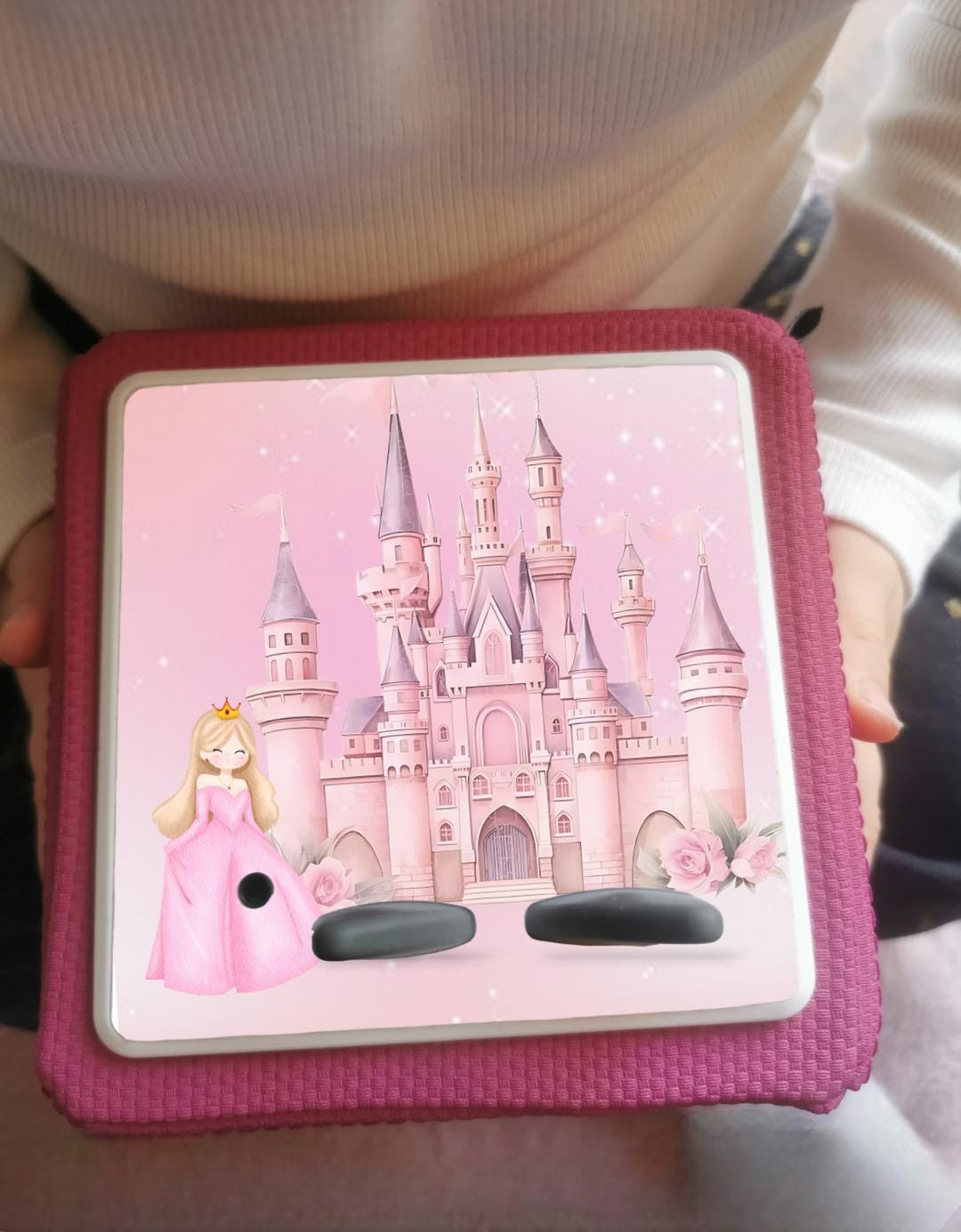 Personalised Tonie box protective Decal / Topper / Removable Glossy Vinyl Sticker/ princess/ princess and Castles