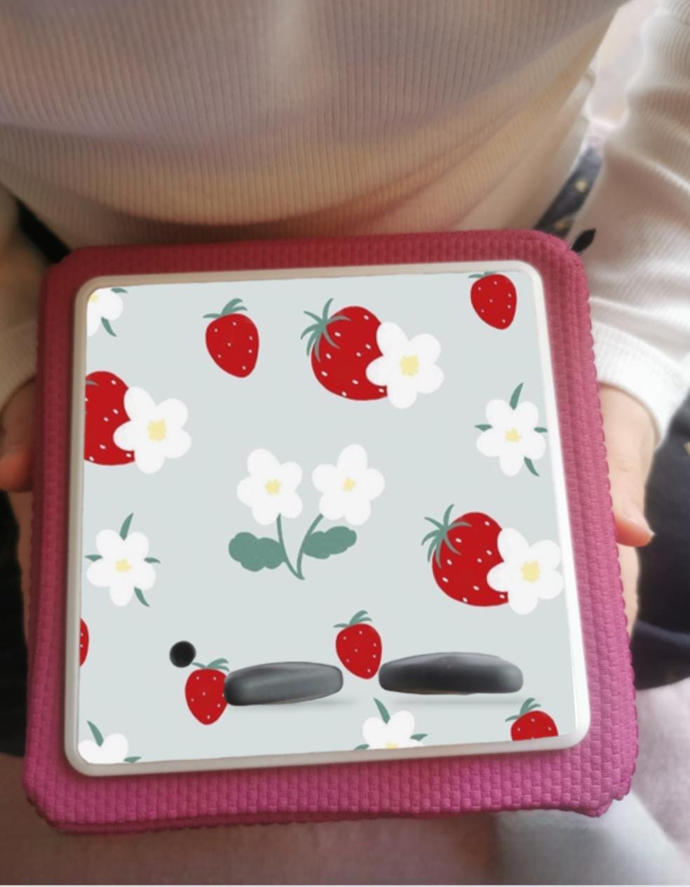 Personalised Tonie box protective Topper / Ladybirds / strawberry's