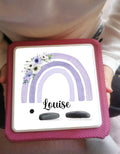 Personalised Tonie box protective Topper/ Flower rainbow