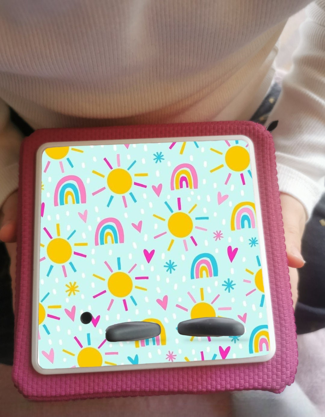 Personalised Tonie box protective Topper / Rainbow/ Dalmation nursery