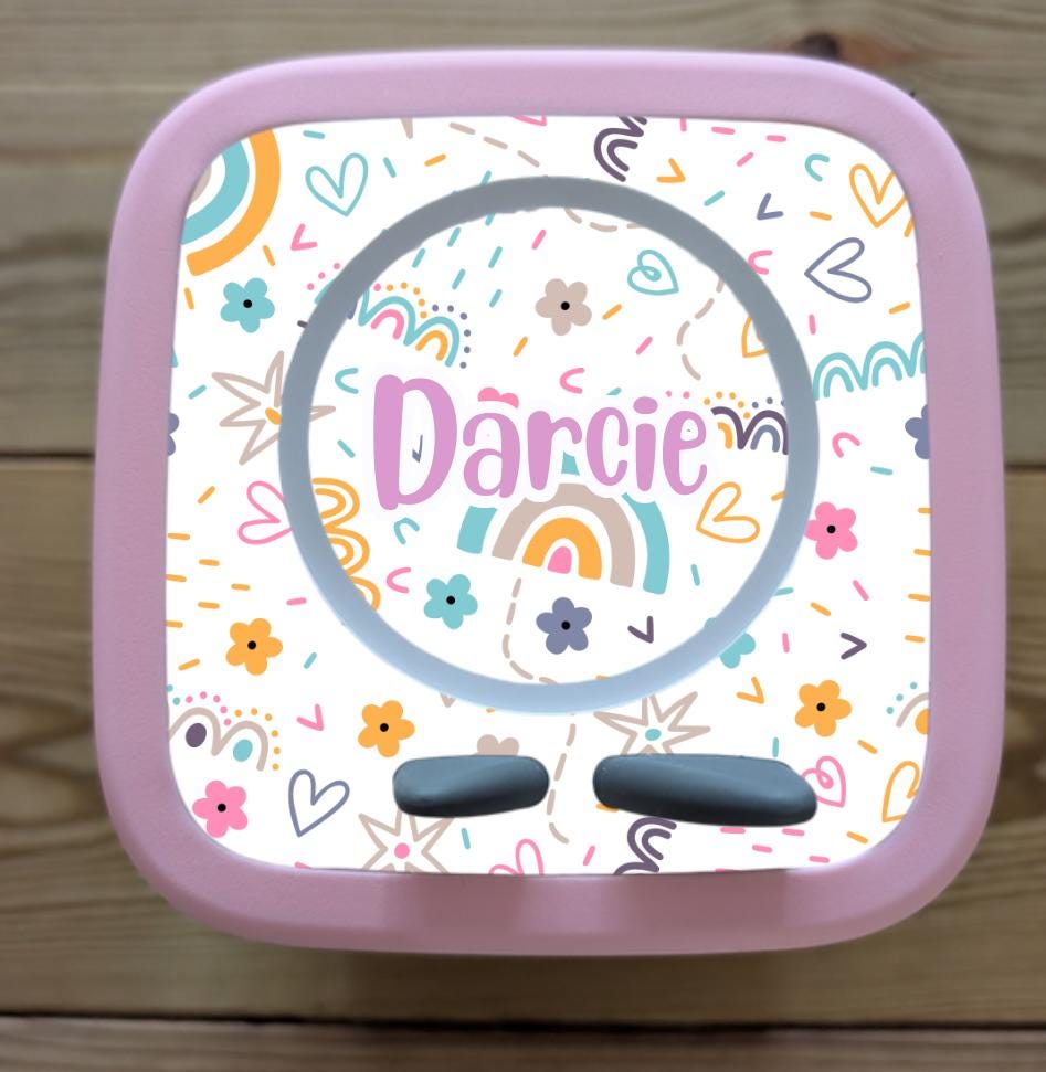 Personalised Tonie box 2 protective Topper/ girly