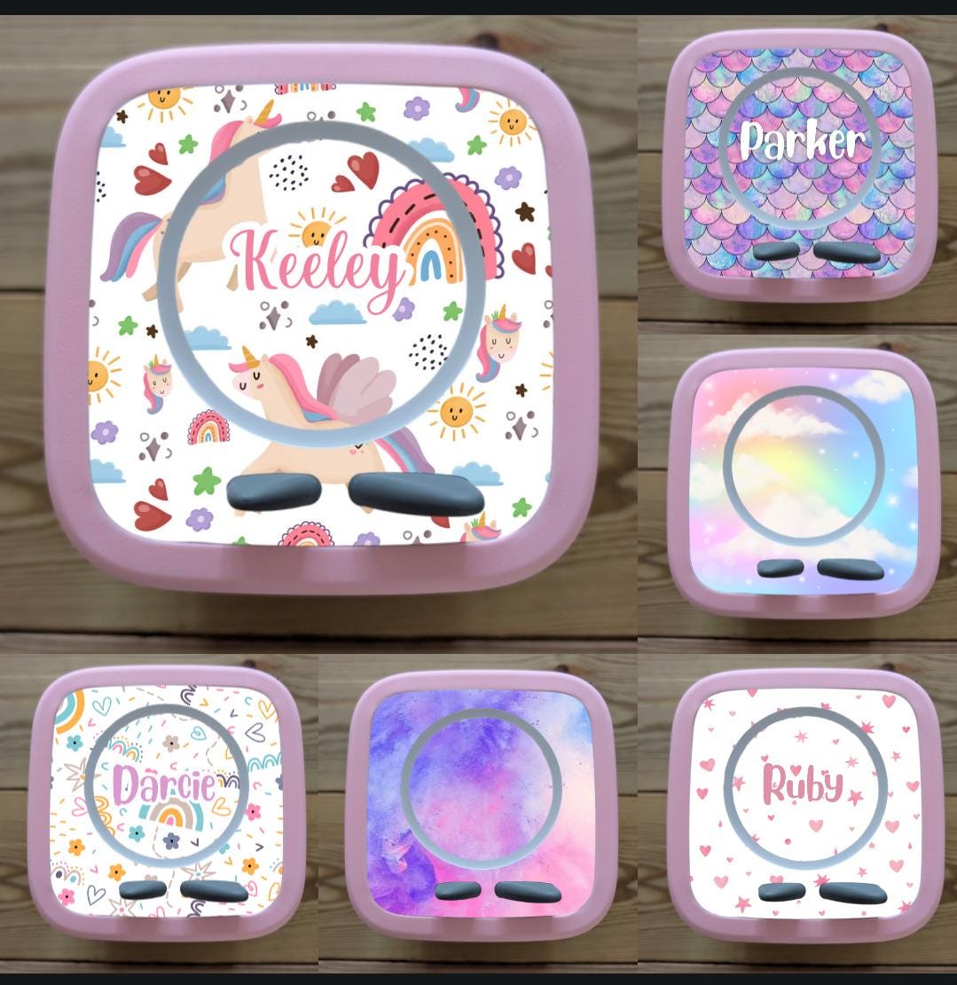 Personalised Tonie box 2 protective Topper/ girly