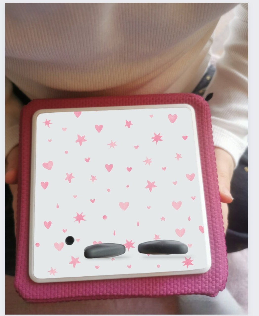 Personalised Tonie box protective Topper/ Rainbow theme