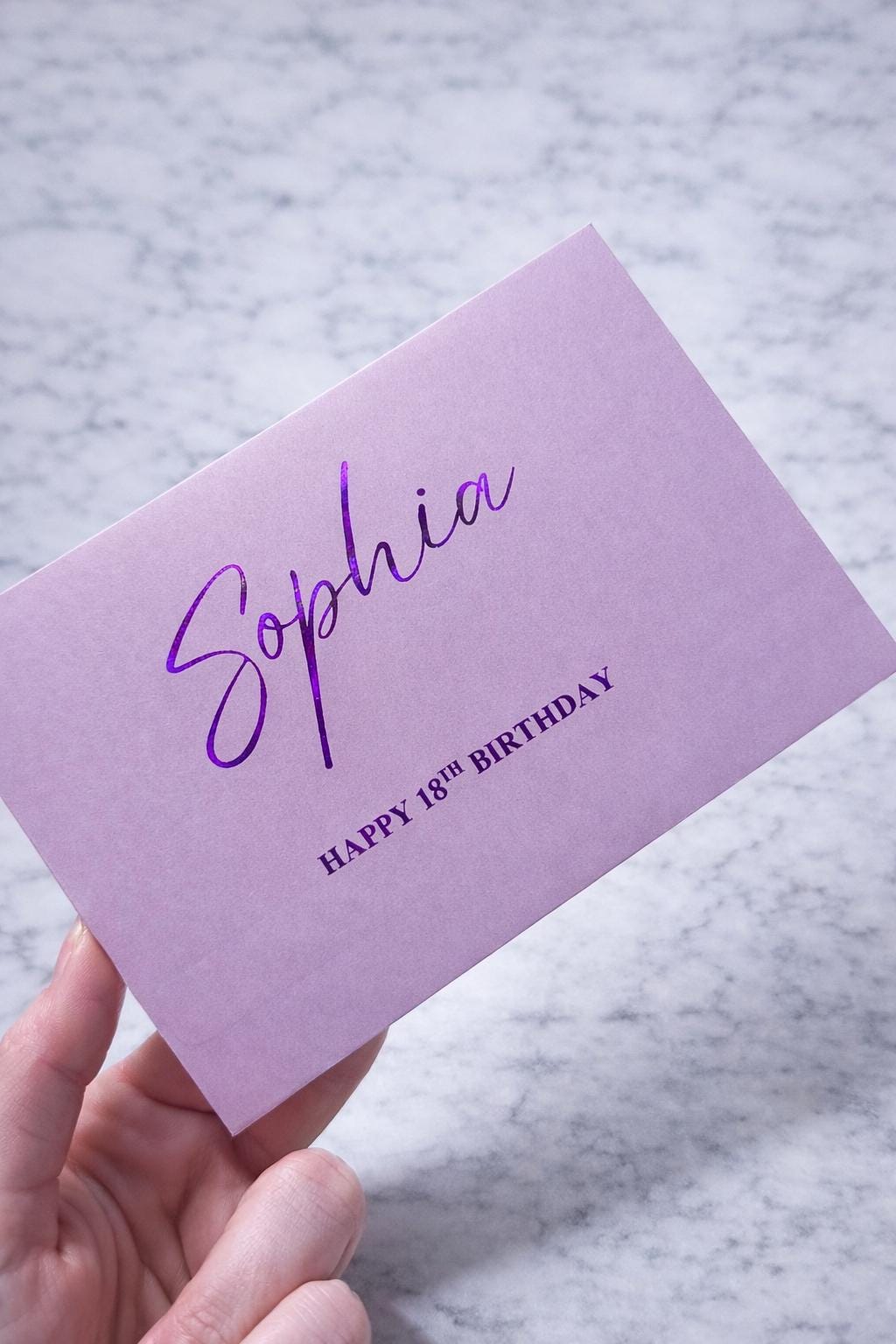 Personalised Envelope | Custom Name Envelope | Foil Envelope | Money Gift Envelope | Birthday Wedding Cash Envelope | Any Occasion