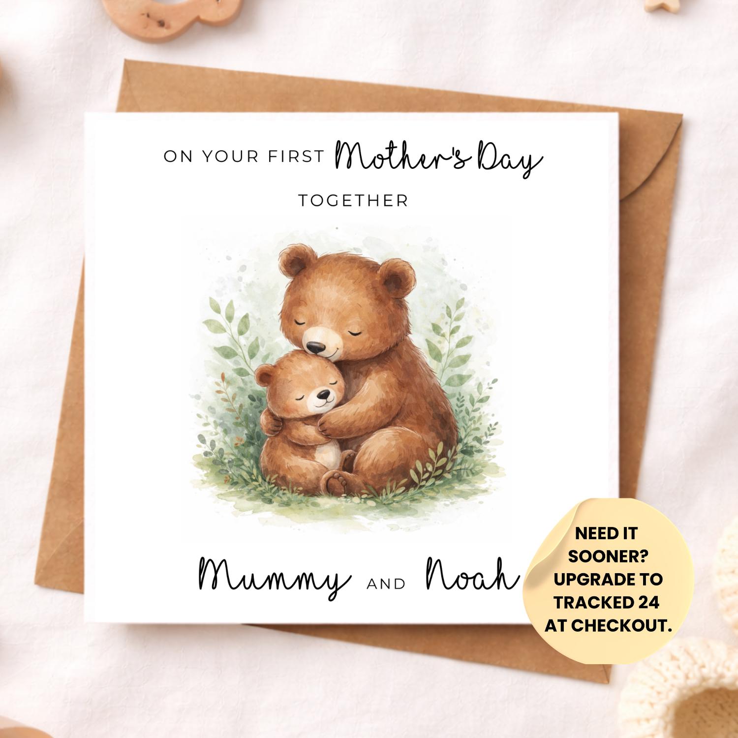 Personalized First Mother's Day Card – Keepsake Gift