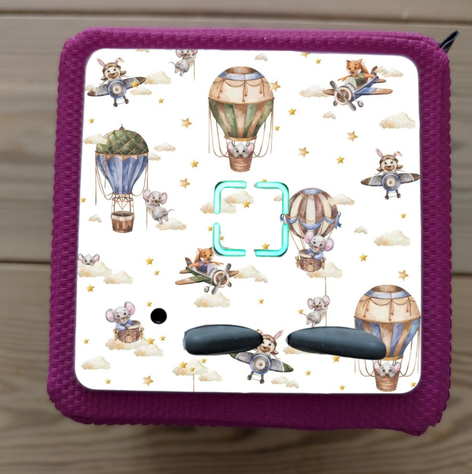 Personalised Tonie box protective Topper / Hot Air Balloons