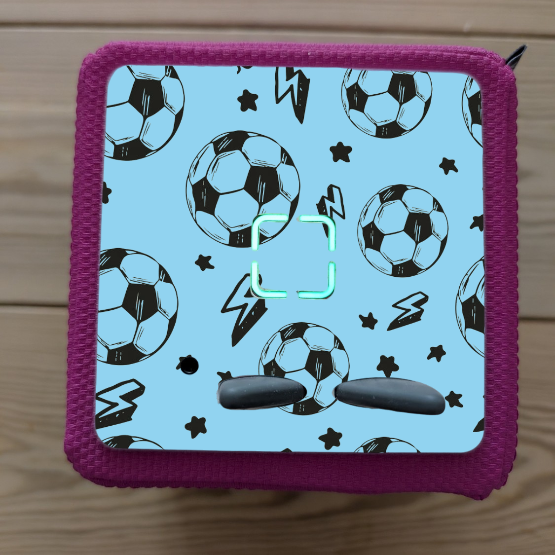 Personalised Tonie box protective Decal / Topper / Removable Glossy Vinyl Sticker/ Generic football  themed