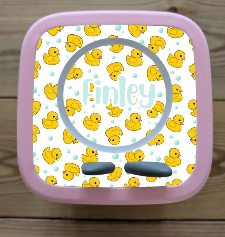 Personalised Tonie box 2 protective Decal / Topper / Removable Glossy Vinyl  Sticker/ Duck's