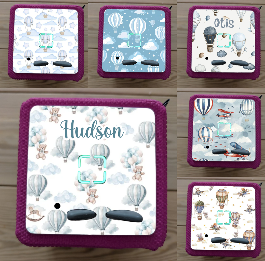 Personalised Tonie box protective Topper / Hot Air Balloons