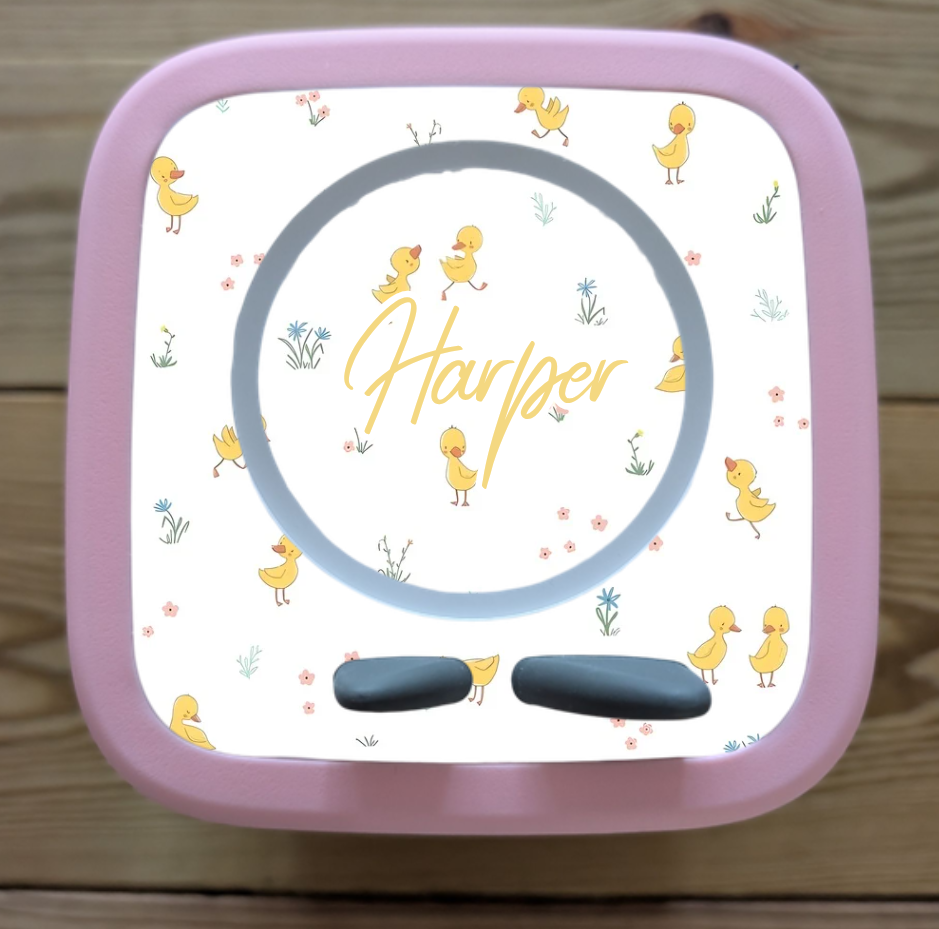 Personalised Tonie box 2 protective Decal / Topper / Removable Glossy Vinyl  Sticker/ Duck's