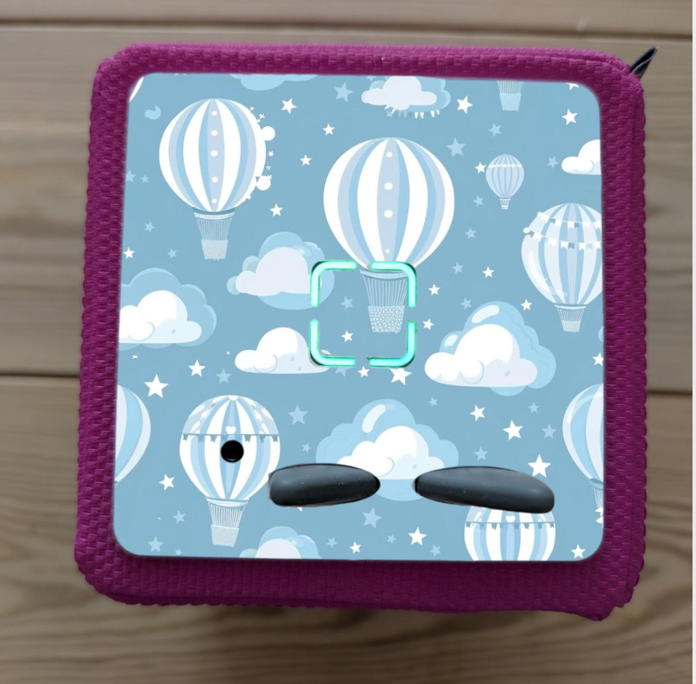 Personalised Tonie box protective Topper / Hot Air Balloons