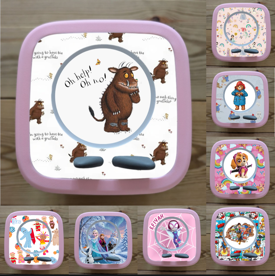 Personalised Tonie box 2 protective Decal / Topper / Removable Glossy Vinyl  Sticker/ character designs