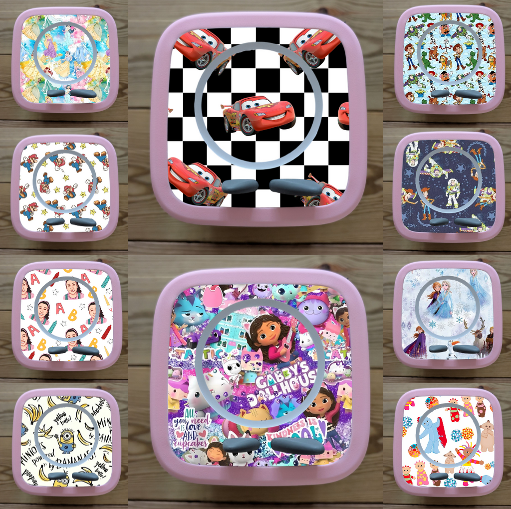 Personalised Tonie box 2 protective Decal / Topper / Removable Glossy Vinyl  Sticker/ character designs