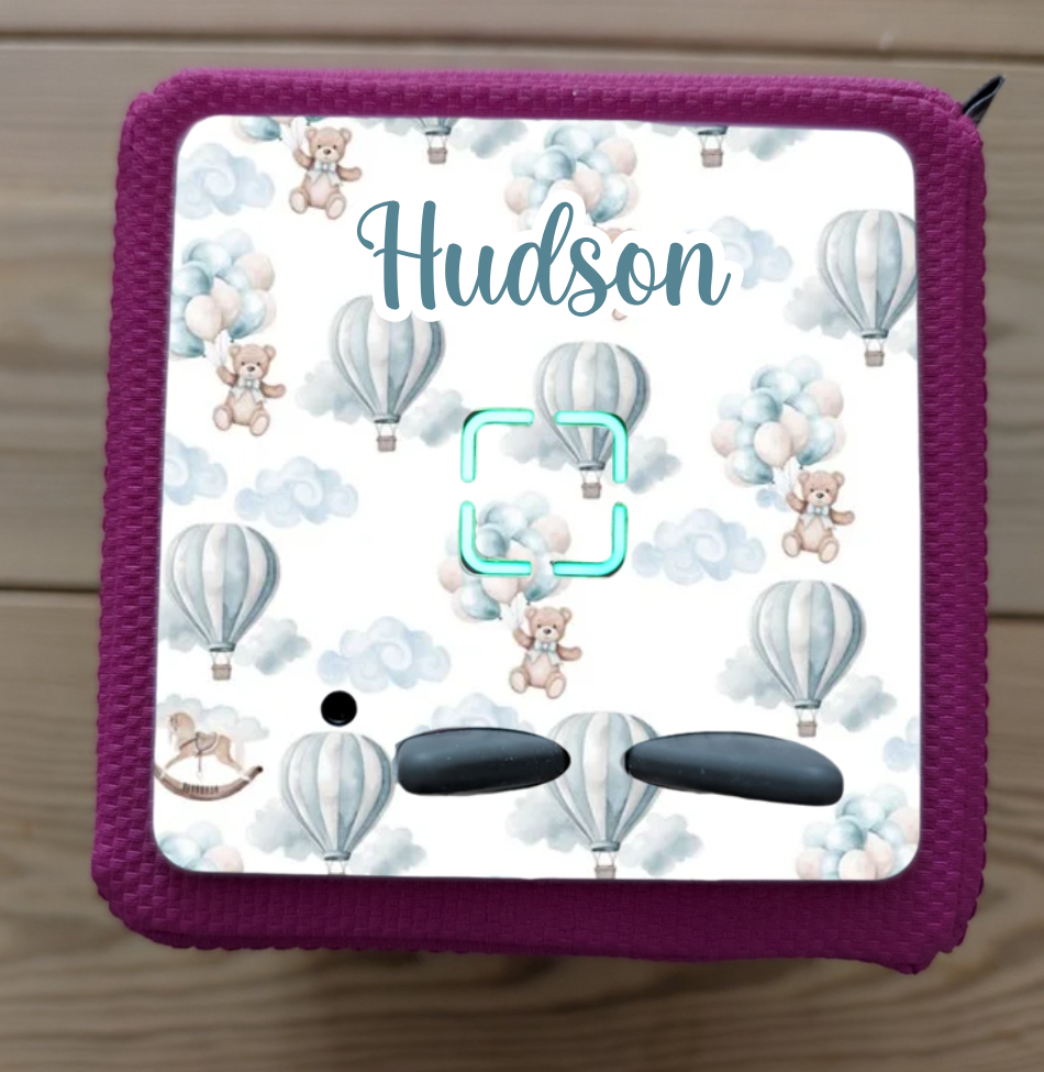 Personalised Tonie box protective Topper / Hot Air Balloons