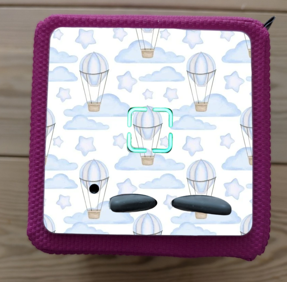 Personalised Tonie box protective Topper / Hot Air Balloons
