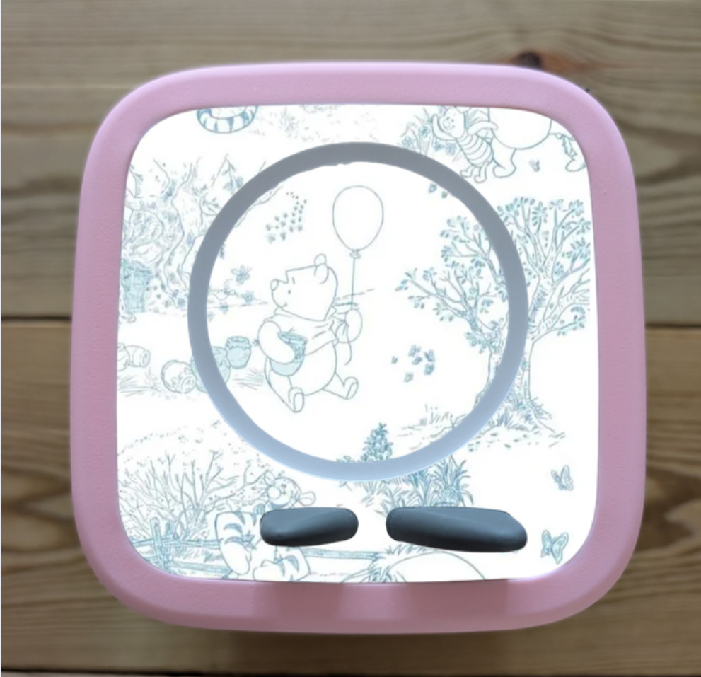 Personalised Tonie box 2 protective Decal / Topper / Removable Glossy Vinyl  Sticker / blue teddy bear/ blue Nursery themed