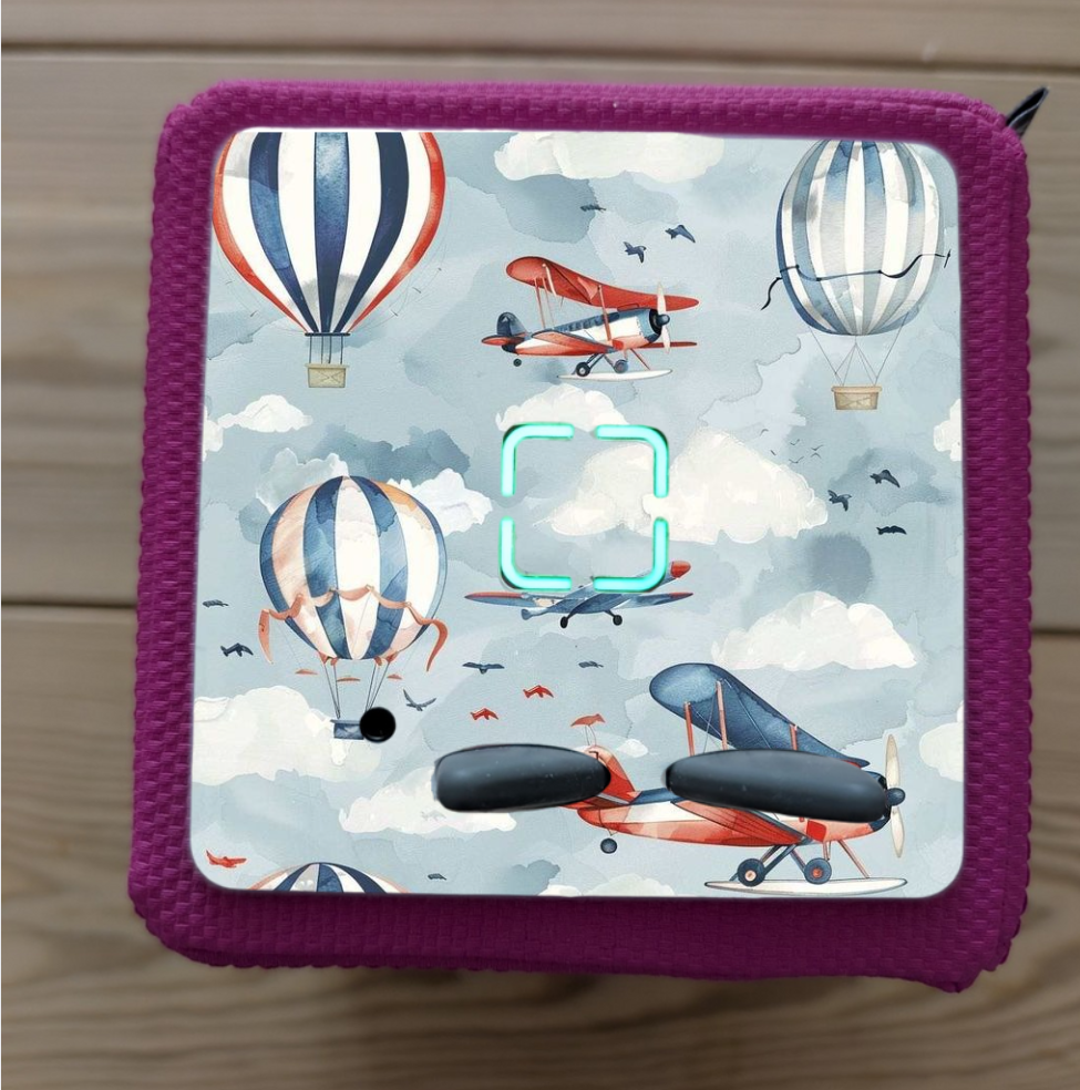 Personalised Tonie box protective Topper / Hot Air Balloons
